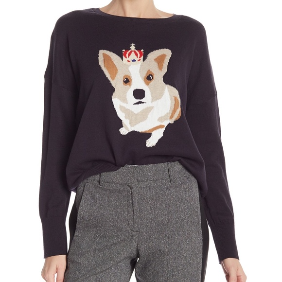 corgi knit sweater